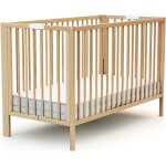 At4 - lit bb pliant essentiel en bois htre verni - taille unique