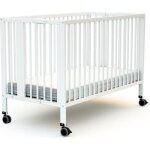 At4 - lit bb pliant essentiel en bois blanc - 60x120