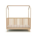 At4 - lit cabane bébé évolutif confort en bois hêtre verni - taille unique At4 - lit cabane bébé évolutif confort en bois hêtre verni - taille unique