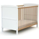 At4 - lit bébé évolutif essentiel en bois blanc et hêtre verni - taille unique At4 - lit bébé évolutif essentiel en bois blanc et hêtre verni - taille unique