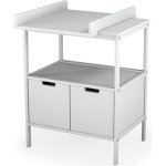 At4 meuble � langer - 1 �tag�re - 2 portes - blanc