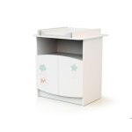 At4 - meuble  langer disney up in the sky winnie blanc - plan  langer amovible - p. 79 x l. 65 x h. ...