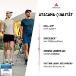 Atacama bton rando pliable carbone / alu hommes / femmes ultralger & stable nordique poigne lige