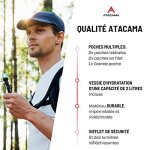 Atacama sac hydratation running avec poche � eau 2l - vtt trail - mixte - sac dos gourde