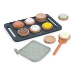 Jouet dimitation - janod - atelier biscuits en bois - 10 biscuits - accessoires de cuisine - d�s 3 ans ...