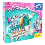 L?atelier des stylos pour enfants 6 ans + avec 10 stylos  personnaliser plus de 50 accessoires : paillettes ...