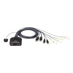Commutateur kvm - aten - cs22dp - 2 x usb - audio - 1 utilisateur local