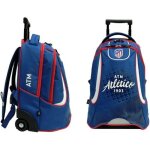 Atletico madrid sac  dos  roulette - 2 compartiments - primaire / collge - 47 cm - bleu - enfant garon ...