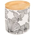 5five - pot  cotons blackflora noir et blanc