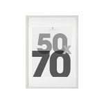 Cadre photo bois eva blanc 50x70cm - atmosphera createur dinterieur Cadre photo bois eva blanc 50x70cm - atmosphera createur dinterieur