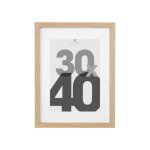 Cadre photo bois eva bois 30x40cm - atmosphera createur dinterieur Cadre photo bois eva bois 30x40cm - atmosphera createur dinterieur