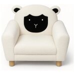 Atmosphera - fauteuil enfant mouton bouclettes