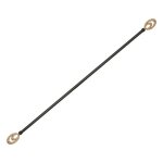 Atmosphera - kit de tringle à rideaux extensible ellipse - l120 / l210 cm - métal noir Atmosphera - kit de tringle à rideaux extensible ellipse - l120 / l210 cm - métal noir