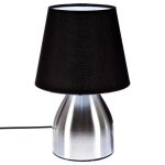 Lampe de chevet - atmosphera - sorba - touch - noir - h19 cm - d125 cm Lampe de chevet - atmosphera - sorba - touch - noir - h19 cm - d125 cm