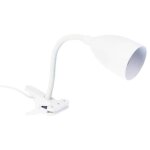 Lampe pince sily blanc h43cm - atmosphera createur dinterieur Lampe pince sily blanc h43cm - atmosphera createur dinterieur