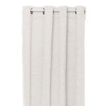 Atmosphera - rideau effet bouclette isolant et occultant soana - 140 x 260 cm - ivoire