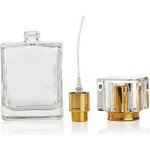 50 ml rechargeable de luxe en verre transparent atomiseur vaporisateur bouteille de parfum vide bouteille ...
