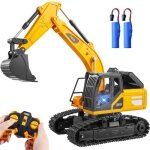 Atopdream pelle tlcommande - pelleteuse enfant - 24 ghz - avec lumires et sons - jouet - cadeau pour ...