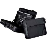 Attaché - caisse modica - alassio - noir - pu / nylon - l 430 x p 100 x h 300 mm Attaché - caisse modica - alassio - noir - pu / nylon - l 430 x p 100 x h 300 mm