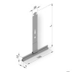 Attache tablier pour volet roulant - lot de 20