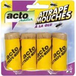 Attrape mouches - lot de 4 - à la glu Attrape mouches - lot de 4 - à la glu
