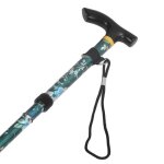 Atyha1 canne de marche pliable canne de marche pliante  5 niveaux support descalade lger pliable hauteur ...