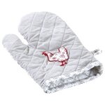 Aubry gaspard gant de cuisine coton poule et fleur