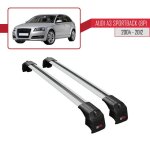 Compatible avec audi a3 sportback (8p) 2004 - 2012 barres de toit ace - 2 railing porte - bagages de ...