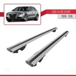 Porte - bagages de toit - audi - a4 (b8) avant - aluminium - gris - hook