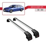 Compatible avec audi a6 avant (c7) 2011 - 2018 barres de toit ace - 2 railing porte - bagages de voiture ...