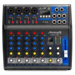 Audibax mg06 usb table mixage 6 canaux avec bluetooth mp3 usb rec et effets Audibax mg06 usb table mixage 6 canaux avec bluetooth mp3 usb rec et effets