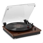 Audizio rp112ad platine vinyle bluetooth in & out - couleur acacia haut - parleurs stro intgrs