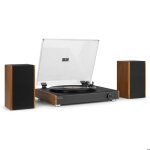 Audizio rp335 platine vinyle bluetooth avec enceintes 2x40w design lgant lecture usb 3 vitesses fonction ...