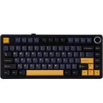 Clavier gaming mcanique sans fil aula f75 75% - 3 modes structure gasket switch interchangeable bouton ...