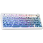 Clavier gaming mcanique sans fil aula f75 75% - 3 modes structure gasket switch interchangeable bouton ...