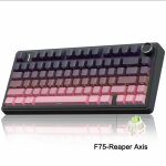 Aula f75 75% - 3 modes (filaire 2. 4g bt) - clavier mécanique commutable - axe moissonneuse - molette ... Aula f75 75% - 3 modes (filaire 2. 4g bt) - clavier mécanique commutable - axe moissonneuse - molette ...