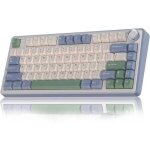 Aula f75 75% - 3 modes (filaire 2. 4g bt) - clavier mécanique commutable - axe moissonneuse - molette ... Aula f75 75% - 3 modes (filaire 2. 4g bt) - clavier mécanique commutable - axe moissonneuse - molette ...