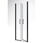 Aurlane paroi - porte de douche saloon 70 black