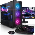 Aurum pc gamer fixe complet amd ryzen 5 5500 - ecran led 24 - geforce rtx3050 6go - 16go - 1to m. 2 ssd ...