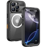 Autech coque tanche ip68 pour iphone 16pro avec magsafe protection antichoc et anti - rayures pour plonge ...