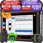 Autel maxipro mp900 - ts valise de diagnostic tpms mis  jour de ds808s - ts / mp808bt pro 40 + servicescodage ...