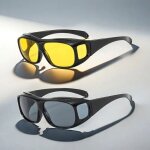 Auto moto lunettes de conduite nuit et jour 2 paires