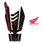 Autocollant 3d en r�sine gel protection de r�servoir moto compatible avec honda cb750 hornet 2023 rouge ...