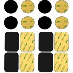 Autocollant auto - adhsif de plaques mtalliques 8 pices pour support de tlphone magntique pour ...