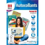Autocollants format a4 - 25 feuilles a4 blanches mates