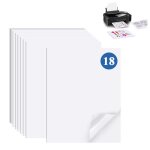 Autocollants imprimables blanc brillant imperm�ables format a4 autocollants en vinyle imprimables 18 ...