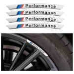 Performance autocollant de jante autocollant de moyeu de roue d�coration m�tallique compatible avec toutes ...