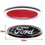 Autocollant de logo avant de voiture en aluminium ford tissu de pare - chocs avant autocollant de porte ...