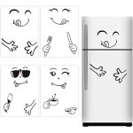 Autocollant rfrigrateur mignon - cuisine - multicolore - pvc respectueux de lenvironnement