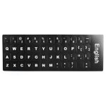 Autocollant de remplacement pour clavier anglais pour ordinateur de bureau et ordinateur portable